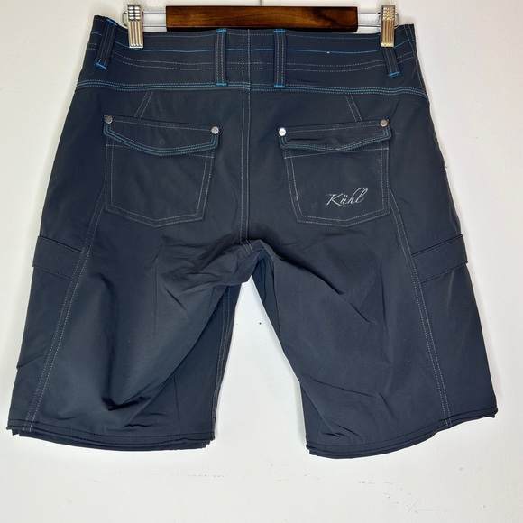 Kuhl Dark Gray Zip Off Hiking Outdoor Athleisure Shorts Size 8 - Picture 4 of 7
